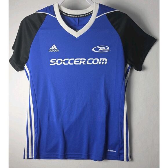 adidas Other - Adidas‎ Climacool Men's Soccer Jersey Blue L #42 1997 MIADADAS TEAM CREATE YOURS